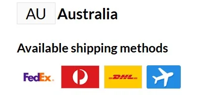 iHerb Australia Available shipping methods