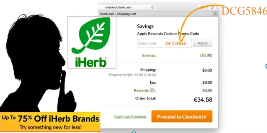 iherb rabattcode 2026